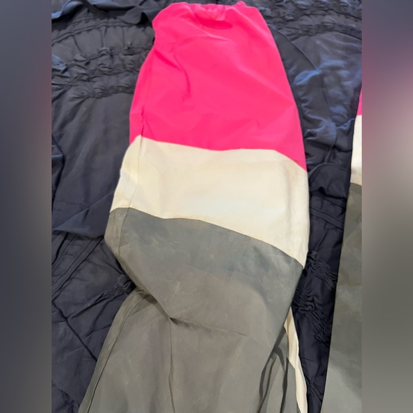 Rave Hot Pink & Silver Holographic Reflective Chaps - Picture 5 of 8